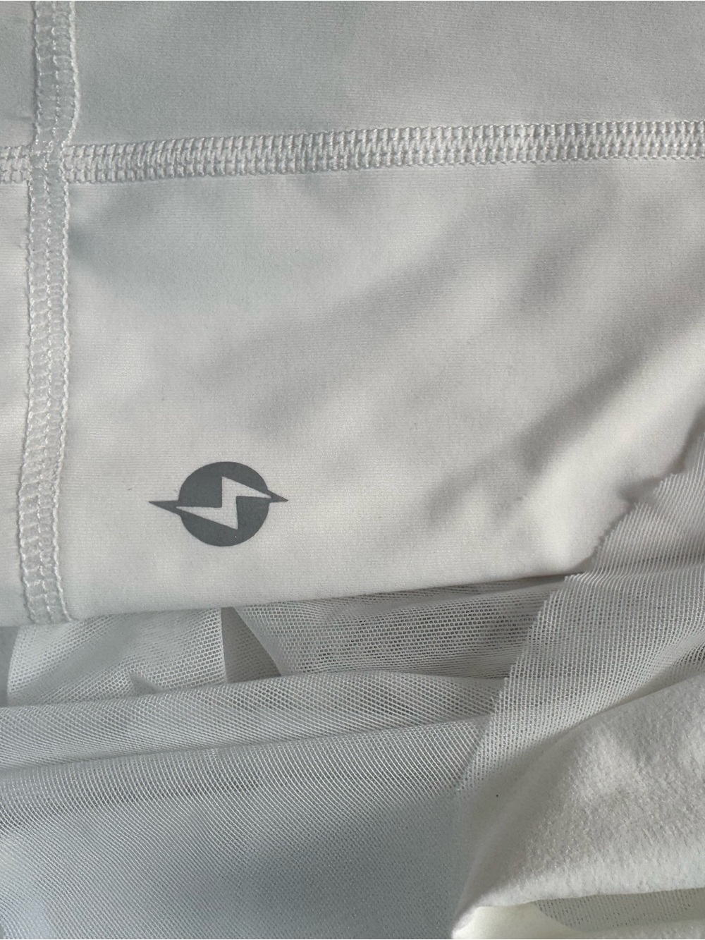 POPFLEX White Mini Wrap Skirt - Picture 7 of 8